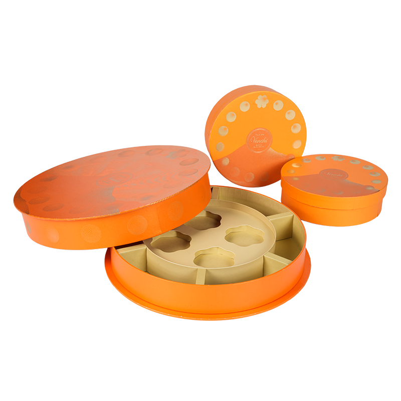 견고한 방습 원형 사탕 상자