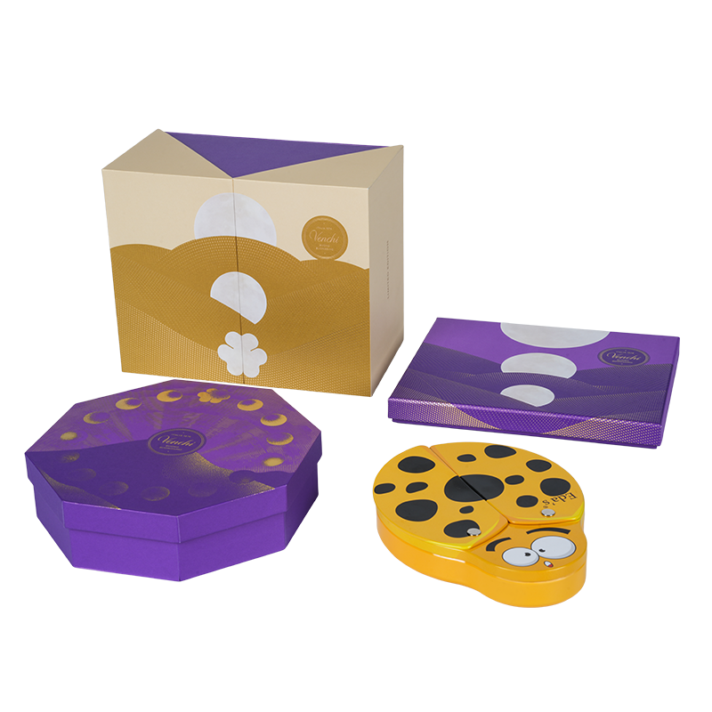 견고한 이중 도어 초콜릿 포장 상자