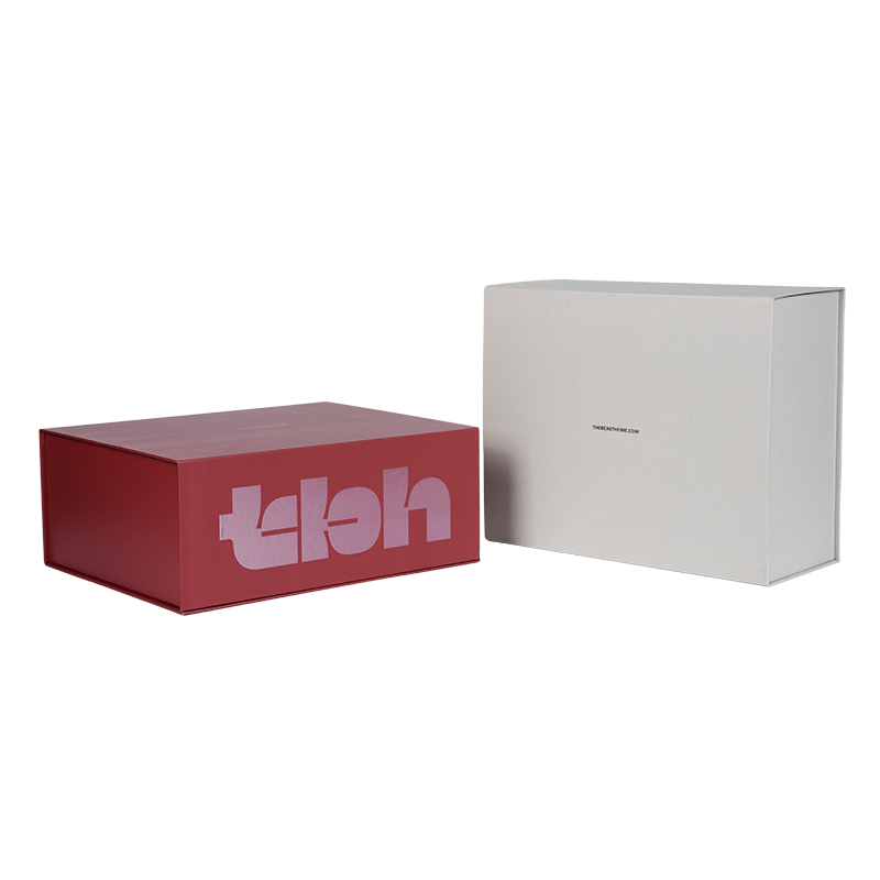 견고한 상단 및 하단 뚜껑 의류 상자