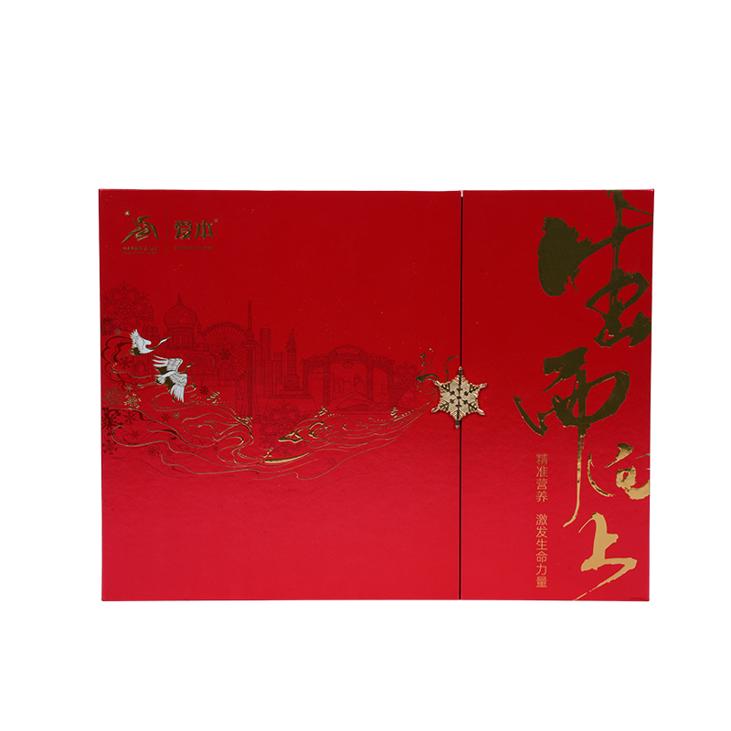 견고한 이중 도어 케이크 포장 상자