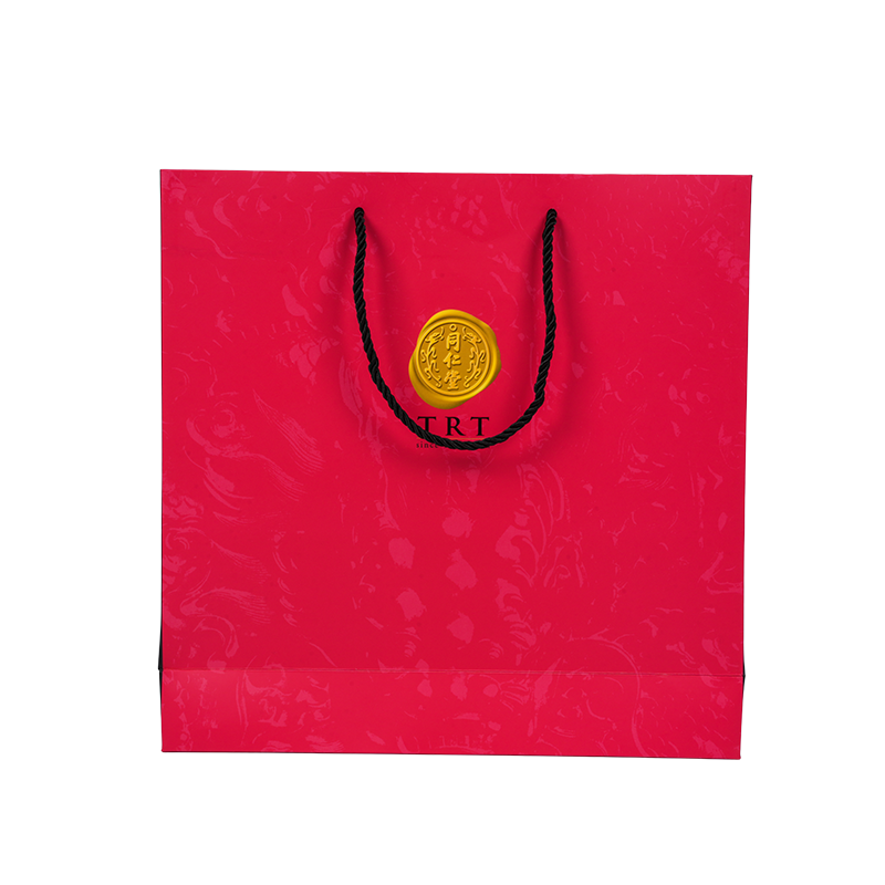 건강보조식품용 세로형 흰색 카드지 휴대 가방