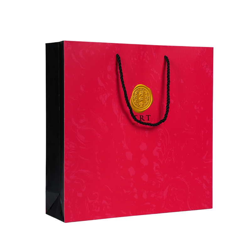 건강보조식품용 세로형 흰색 카드지 휴대 가방