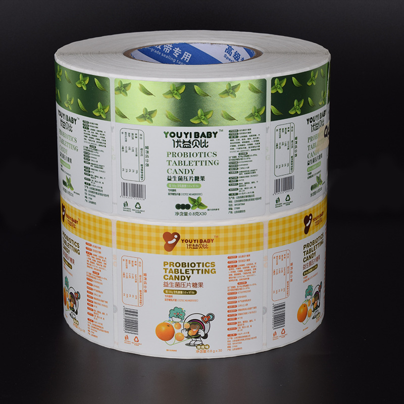 코팅지 접착라벨