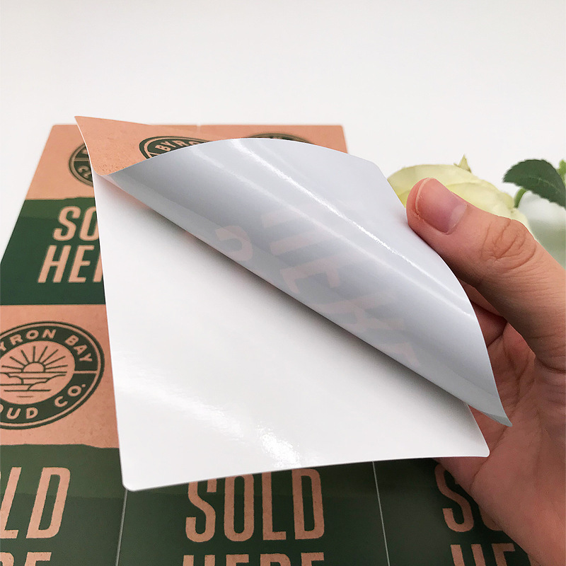 식품 등급 크래프트 스티커 - 베이커리 및 소매 라벨