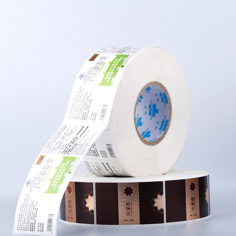 건강보조식품용 자가접착 라벨